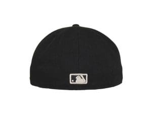 New York Yankees Black Chrome Chainstitch 59Fifty Fitted Hat by MLB x New Era Back