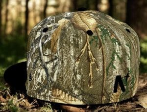 Peanut Squadron Realtree Edge Black 59Fifty Fitted Hat by Noble North x New Era Back