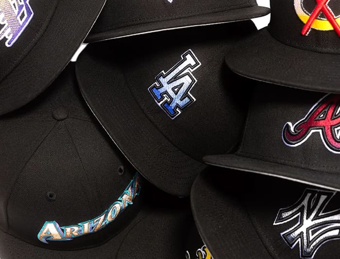 F.C.R.B. × NEWERA EMBLEM 59FIFTY CAP Hat Club Gradient Logos 59Fifty Fitted Hat Collection by MLB