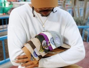 Hat Club Salt Water Taffy 59Fifty Fitted Hat Collection by MLB x WNBA NHL x New Era Patch