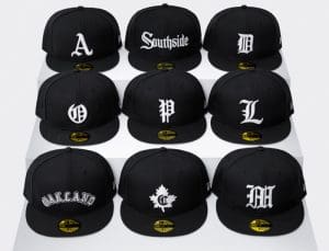Just Caps Gothic Script 59Fifty Fitted Hat Collection by MLB x MiLB x New Era Front