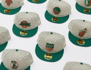 Just Caps NBA Seersucker 59Fifty Fitted Hat Collection by NBA x New Era