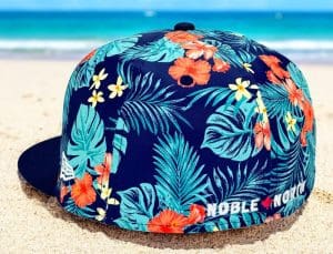 North Star Beach Floral 59Fifty Fitted Hat by Noble North x New Era Back