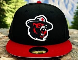 Northern Force Black Red 59Fifty Fitted Hat by Noble North x New Era Front
