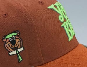 Yogi Bear Cinnamon Graham Oxidized Rust 59Fifty Fitted Hat by Hanna Barbera x New Era Patch