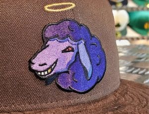Black Sheep Brown Purple 59Fifty Fitted Hat by JustFitteds x New Era
