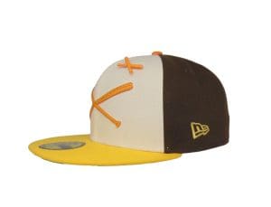 Crossed Bats Logo Padres 59Fifty Fitted Hat by JustFitteds x New Era Left