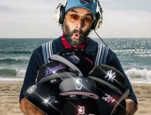 Hat Club Marine Metallics 59Fifty Fitted Hat Collection by MLB x New Era Front