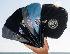 Hat Club Marine Metallics 59Fifty Fitted Hat Collection by MLB x New Era Patch