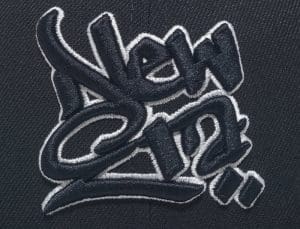 New Era Script Logo Trucker 59Fifty Fitted Hat by New Era Logo
