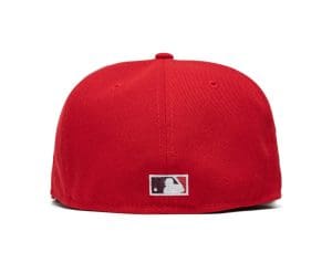Philadelphia Phillies 1993 World Series Scarlet Grey 59Fifty Fitted Hat by MLB x New Era Back