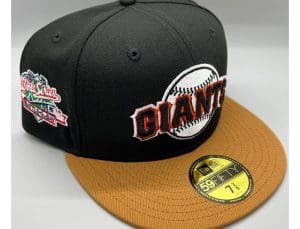 San Francisco Giants 1989 WS Battle Of The Bay Black Light Bronze 59Fifty Fitted Hat by MLB x New Era