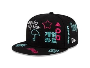 Squid Game Black 59Fifty Fitted Hat by Netflix x New Era