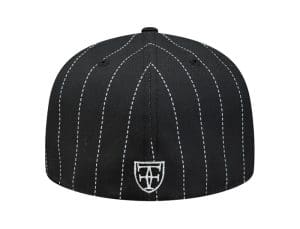 ASD Culture Black Pinstripe 59Fifty Fitted Hat by Fitted Hawaii x New Era Back
