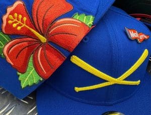 Crossed Bats Malaysia 59Fifty Fitted Hat by JustFitteds x New Era Front