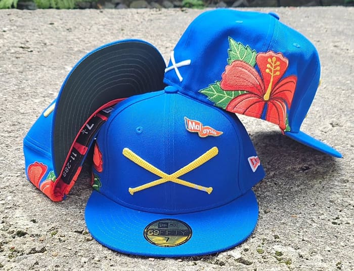 Crossed Bats Malaysia 59Fifty Fitted Hat by JustFitteds x New Era