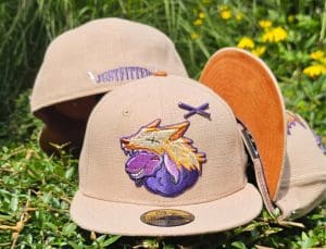 False Flag Sand Orange 59Fifty Fitted Hat by JustFitteds x New Era