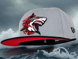 Great White North Grey Black 59Fifty Fitted Hat by Noble North x New Era