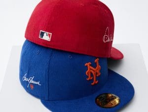 Just Caps MLB Player Corduroy 59Fifty Fitted Hat Collection by MLB x x New Era Back