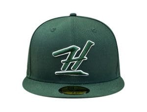 Kalai Dark Green 59Fifty Fitted Hat by Fitted Hawaii x New Era