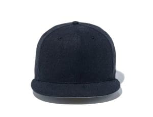 New Era Basic French Linen Black 59Fifty Fitted Hat by New Era