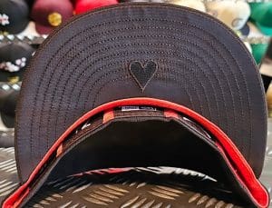 Nothing But Logo Black Red 59Fifty Fitted Hat by JustFitteds x New Era Undervisor