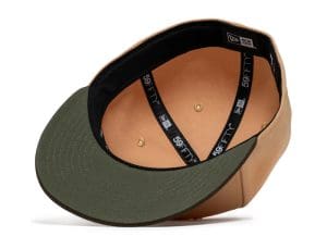 Politics Candied Pecan Brown 59Fifty Fitted Hat by Politics x New Era Bottom