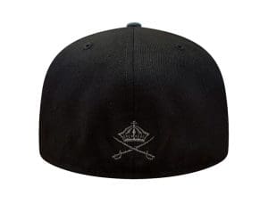 Wesn Black Dark Green 59Fifty Fitted Hat by Fitted Hawaii x New Era Back
