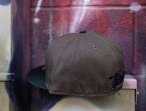 Alligator Dark Brown Black 59Fifty Fitted Hat by Uprok x Dionic x New Era Back