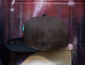 Alligator Dark Brown Black 59Fifty Fitted Hat by Uprok x Dionic x New Era Side