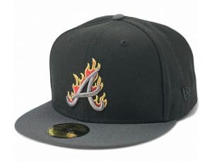 Atlanta Braves Flocka Flame ATL 59Fifty Fitted Hat by MLB x New Era Front