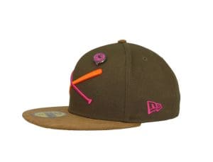 Crossed Bats Logo Donut Lover 59Fifty Fitted Hat by JustFitteds x New Era Left