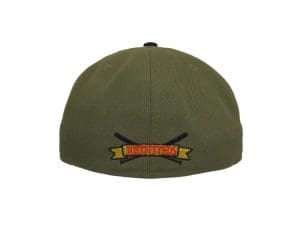 Crossed Bats Logo Ramins Birthday 59Fifty Fitted Hat by JustFitteds x New Era Back