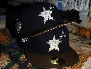Houston Astros 2019 World Series Navy Mocha 59Fifty Fitted Hat by MLB x New Era