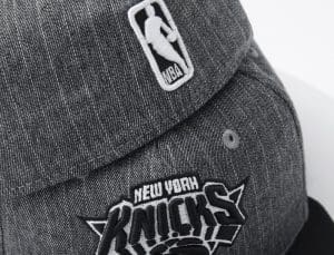 Just Caps NBA Black Pinstripe 59Fifty Fitted Hat Collection by NBA x New Era Back