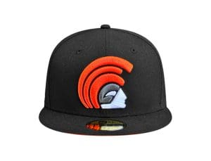 Mua Black Orange 59Fifty Fitted Hat by Fitted Hawaii x New Era Front