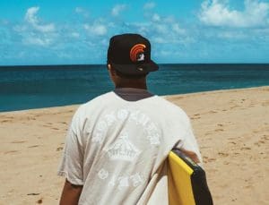 Mua Black Orange 59Fifty Fitted Hat by Fitted Hawaii x New Era Right