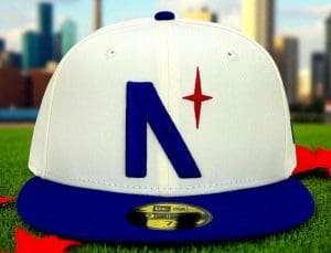 North Star Chrome Royal 59Fifty Fitted Hat by Noble North x New Era Front