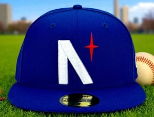 North Star Royal Blue 59Fifty Fitted Hat by Noble North x New Era Front