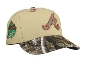 Atlanta Braves Vegas Gold Realtree 59Fifty Fitted Hat by MLB x New Era