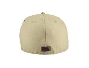 Atlanta Braves Vegas Gold Realtree 59Fifty Fitted Hat by MLB x New Era Back