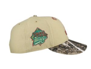 Atlanta Braves Vegas Gold Realtree 59Fifty Fitted Hat by MLB x New Era Patch