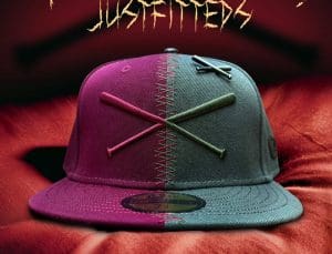 Crossed Bats Logo Helloween 59Fifty Fitted Hat by JustFitteds x New Era