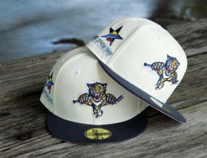 Florida Panthers 2003 ASG Off-White Navy 59Fifty Fitted Hat by NHL x New Era