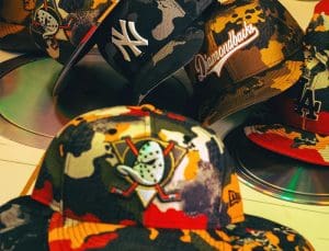 Hat Club Camo Skin 59Fifty Fitted Hat Collection by MLB x NHL x New Era Front