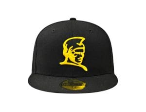 Kamehameha Black Yellow 59Fifty Fitted Hat by Fitted Hawaii x New Era