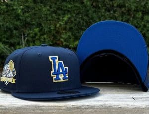 Los Angeles Dodgers 2024 World Series Champs Dark Blue Royal 59Fifty Fitted Hat by MLB x New Era