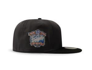 Los Angeles Dodgers 40th Anniversary Charcoal 59Fifty Fitted Hat by MLB x New Era Side
