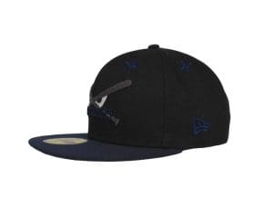 Crossed Bats Ishikawa II 59Fifty Fitted Hat by JustFitteds x New Era Left