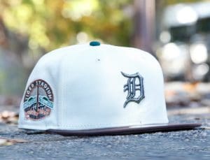 Detroit Tigers Tiger Stadium Chrome Brown 59Fifty Fitted Hat by MLB x New Era